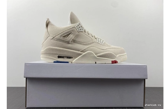 4 Blank Retro Jordan DQ4909-100 DQ4909-100 (W) Canvas 0404